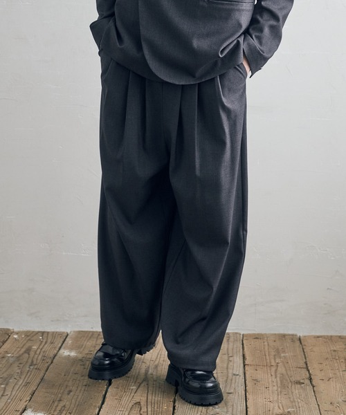 DOOPZ(ドープス)の「タックハカマパンツ(その他パンツ・メンズ・チャコールグレー/ブラウン・SMALL/MEDIUM/LARGE)」の5枚目の写真