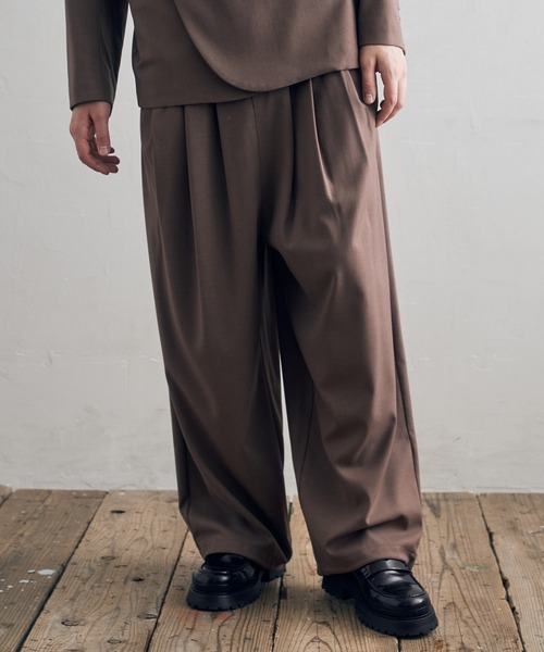 DOOPZ(ドープス)の「タックハカマパンツ(その他パンツ・メンズ・チャコールグレー/ブラウン・SMALL/MEDIUM/LARGE)」の8枚目の写真