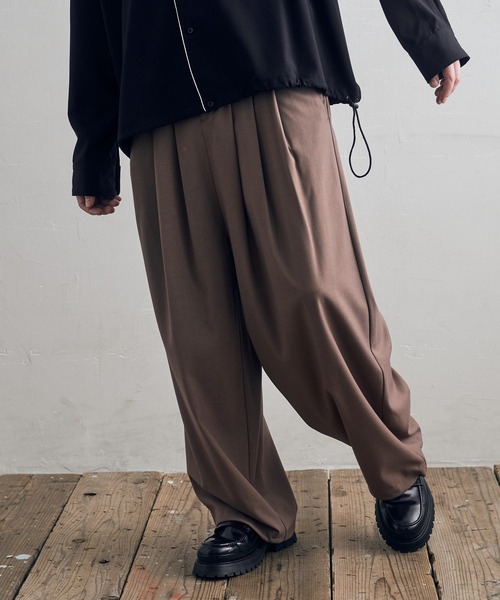 DOOPZ(ドープス)の「タックハカマパンツ(その他パンツ・メンズ・チャコールグレー/ブラウン・SMALL/MEDIUM/LARGE)」の14枚目の写真