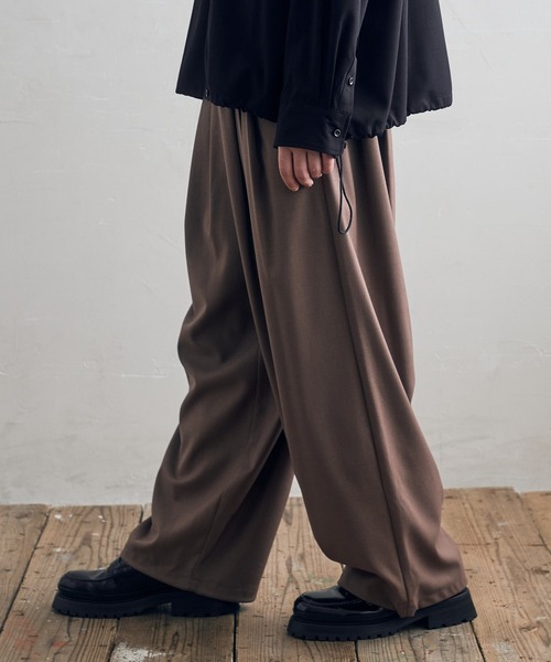 DOOPZ(ドープス)の「タックハカマパンツ(その他パンツ・メンズ・チャコールグレー/ブラウン・SMALL/MEDIUM/LARGE)」の15枚目の写真