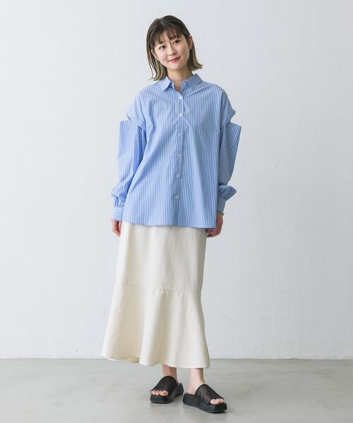 RETRO GIRL(レトロガール)の「2wayアソートSH(シャツ/ブラウス・レディース・オフホワイト/ピンク/グリーン系その他/ブルー系その他・FREE)」の15枚目の写真