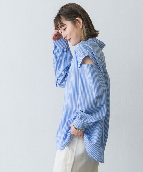 RETRO GIRL(レトロガール)の「2wayアソートSH(シャツ/ブラウス・レディース・オフホワイト/ピンク/グリーン系その他/ブルー系その他・FREE)」の9枚目の写真