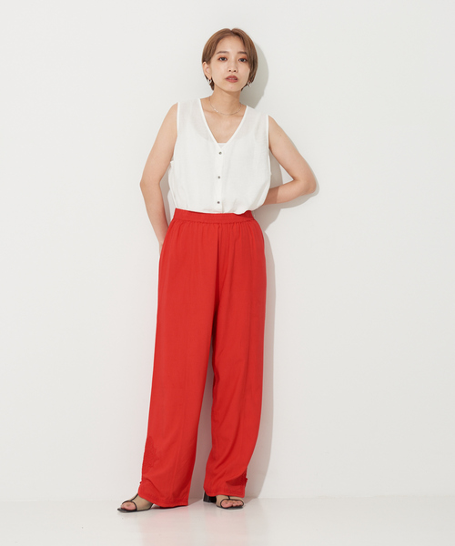 NOMINE（ノミネ）の「【襟取り外し可能】リネンライク3WAYボリュームカラーブラウス（シャツ/ブラウス・レディース・グレイッシュブルー/ブラック/ホワイト/グリーン・フリー）」の13枚目の写真