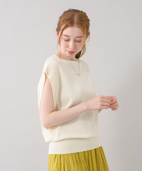 Paradise Picnic（パラダイスピクニック）の「ガゼットニットプルオーバー（ニット/セーター・レディース・ブラック/ホワイト/グリーン/ピンク・FREE）」の2枚目の写真