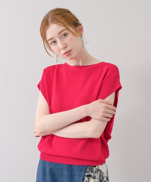 Paradise Picnic（パラダイスピクニック）の「ガゼットニットプルオーバー（ニット/セーター・レディース・ブラック/ホワイト/グリーン/ピンク・FREE）」の17枚目の写真