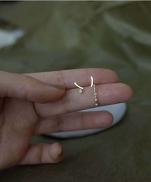 Ritomo De Ricco | オールシルバー925 アシンメトリーピアス(ピアス(両耳用))