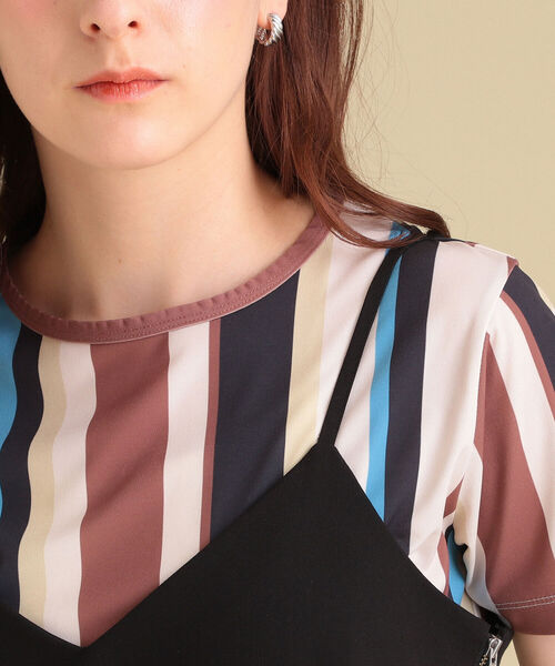 Ray BEAMS(レイビームス)の「Ray BEAMS / キャミ サロペット(サロペット/オーバーオール・レディース・ブラック/ホワイト系その他6・0/1)」の15枚目の写真