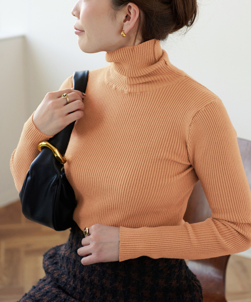 B.C STOCK（ベーセーストック）の「タートルリブニット*（ニット