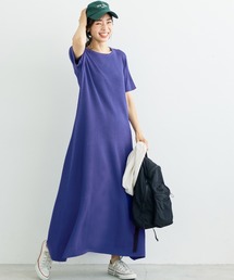 リブニットワンピース