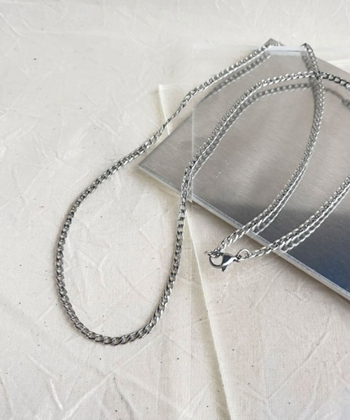 BROTHERHOOD（ブラザーフッド）の「【BROTHERHOOD】プレーンチェーンネックレス シルバー（ネックレス・メンズ・P/V/D/L/S/U/F/N/G/M/R/X/Q/W/K/E/H/I/J/C/A/B・FREE）」の7枚目の写真