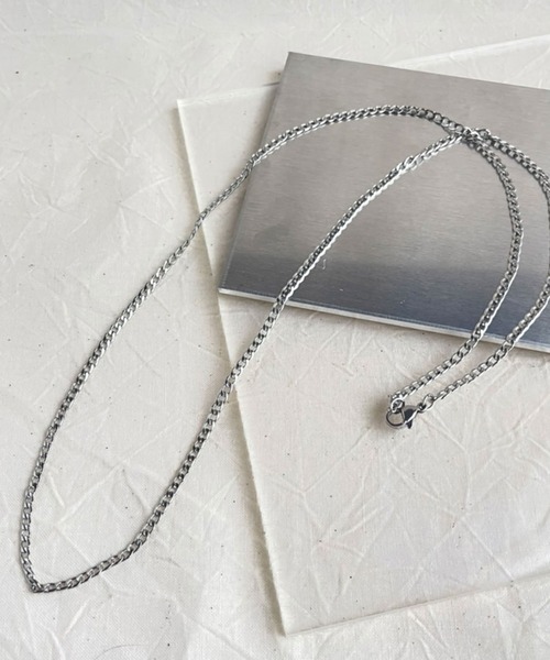 BROTHERHOOD（ブラザーフッド）の「【BROTHERHOOD】プレーンチェーンネックレス シルバー（ネックレス・メンズ・P/V/D/L/S/U/F/N/G/M/R/X/Q/W/K/E/H/I/J/C/A/B・FREE）」の8枚目の写真