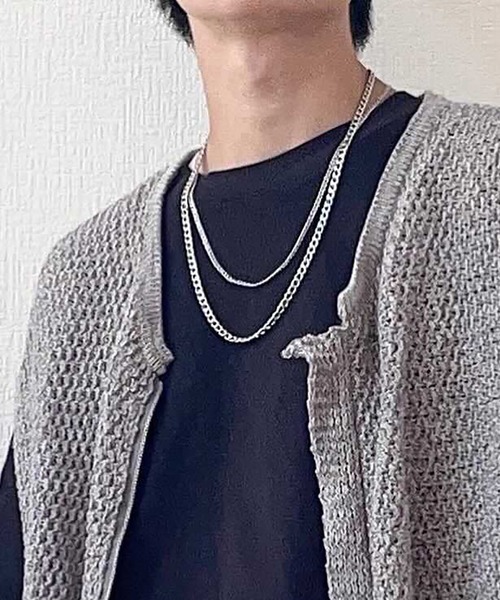 BROTHERHOOD（ブラザーフッド）の「【BROTHERHOOD】プレーンチェーンネックレス シルバー（ネックレス・メンズ・P/V/D/L/S/U/F/N/G/M/R/X/Q/W/K/E/H/I/J/C/A/B・FREE）」の13枚目の写真