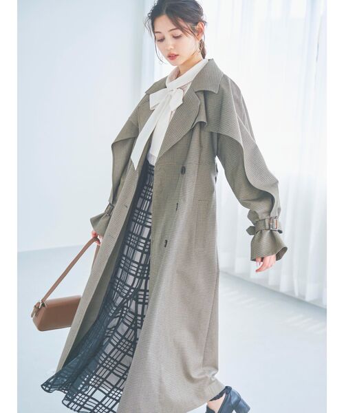 dazzlin（ダズリン）の「フリルスリーブトレンチコート（トレンチコート・レディース・ベージュ/モカ/その他1・FREE）」の19枚目の写真