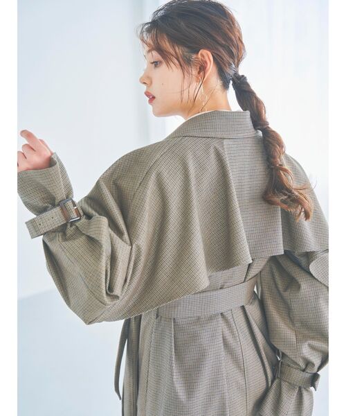 dazzlin（ダズリン）の「フリルスリーブトレンチコート（トレンチコート・レディース・ベージュ/モカ/その他1・FREE）」の15枚目の写真