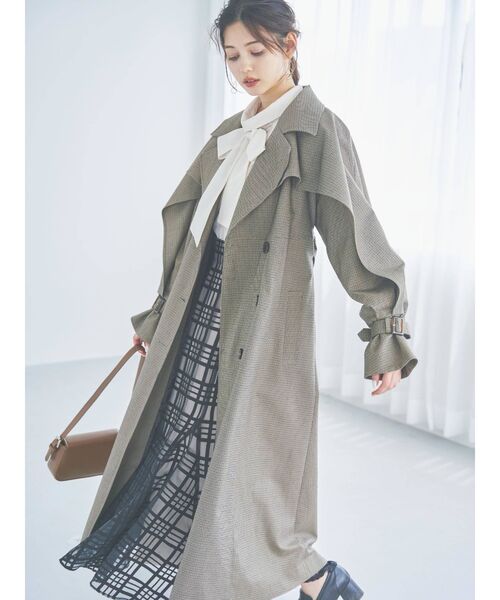 dazzlin(ダズリン)の「フリルスリーブトレンチコート(トレンチ dazzlin(ダズリン)の「フリルスリーブトレンチコート(トレンチ