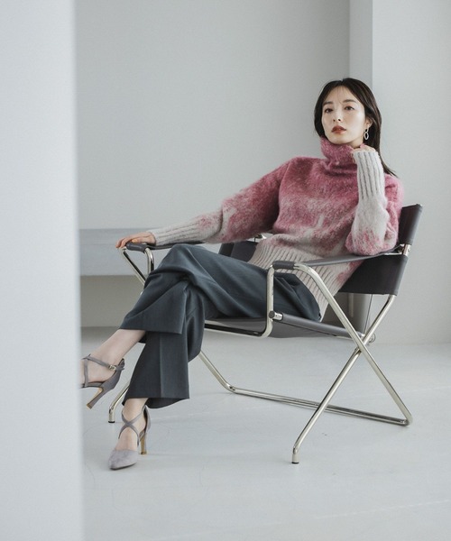 Andemiu（アンデミュウ）の「セットバッククロスパンプス162126（パンプス・レディース・グレー/ブラック/アイボリー/ライトグレー・S/M/L）」の7枚目の写真