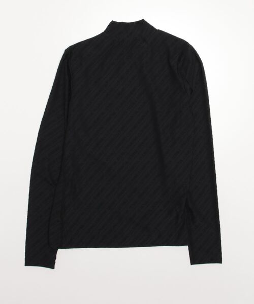 ESSENTIAL（エッセンシャル）の「ハイネックロゴカットソー（Tシャツ/カットソー・レディース・ブラック/ベージュ/ブラウン・38/36）」の6枚目の写真