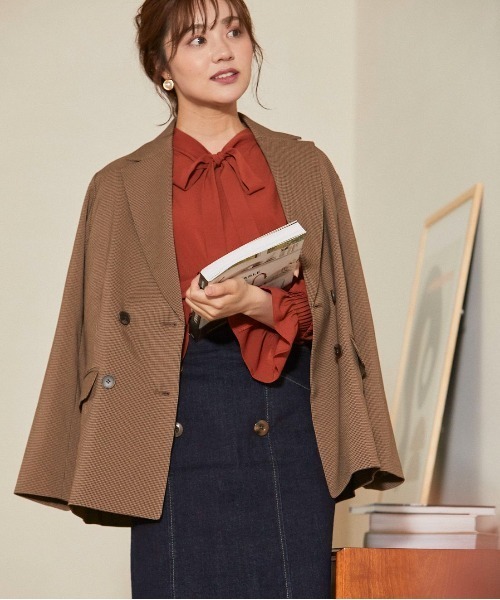 PROPORTION BODY DRESSING（プロポーションボディドレッシング）の「＜Ｅ＞ミニデニムスカート / 1212227903（スカート・レディース・ダークネイビー/ブラック・X-SMALL/MEDIUM/SMALL）」の4枚目の写真