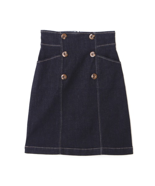 PROPORTION BODY DRESSING（プロポーションボディドレッシング）の「＜Ｅ＞ミニデニムスカート / 1212227903（スカート・レディース・ダークネイビー/ブラック・X-SMALL/MEDIUM/SMALL）」の16枚目の写真