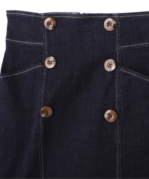 PROPORTION BODY DRESSING（プロポーションボディドレッシング）の「＜Ｅ＞ミニデニムスカート / 1212227903（スカート・レディース・ダークネイビー/ブラック・X-SMALL/MEDIUM/SMALL）」の18枚目の写真