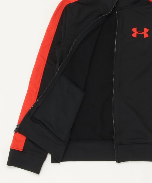 UNDER ARMOUR（アンダーアーマー）の「UAニット トラックスーツ（トレーニング/ボーイズ）（ジャージ・キッズ・ブラック×レッド/ブラック/ネイビー・130cm/140cm/150cm/160cm）」の5枚目の写真