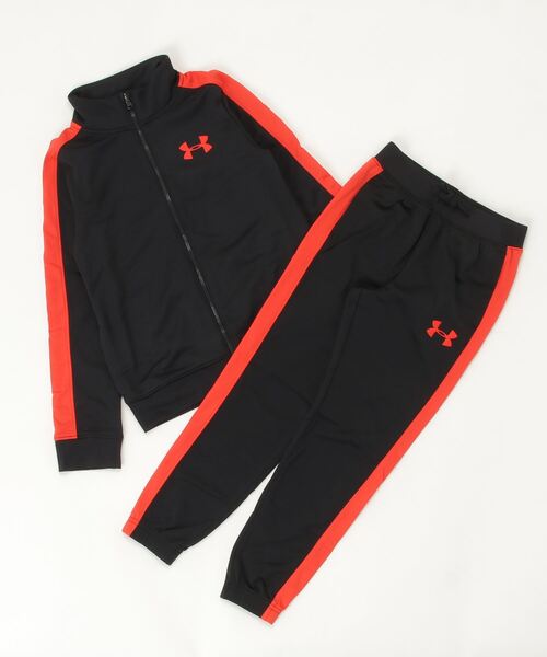 UNDER ARMOUR（アンダーアーマー）の「UAニット トラックスーツ（トレーニング/ボーイズ）（ジャージ・キッズ・ブラック×レッド/ブラック/ネイビー・130cm/140cm/150cm/160cm）」の7枚目の写真