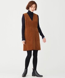PS Paul Smith（ピーエスポールスミス）の「【セットアップ対応】コットンストレッチカラーコーデュロイ ワンピース（ワンピース・レディース）」