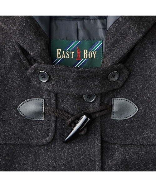 EASTBOY（イーストボーイ）の「ダッフルコート 制服 高校生 中学生 通学 スクール JK セール（ダッフルコート・キッズ・ネイビー/チャコール・11号/9号/7号）」の7枚目の写真