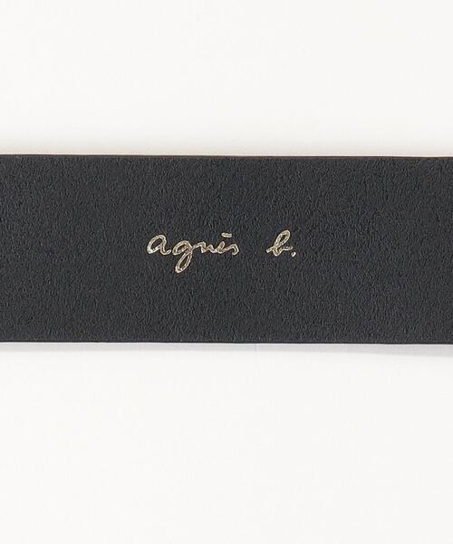 agnes b.（アニエスベー）の「CU01 CEINTURE ベルト（ベルト・レディース・ブラック・90/80/85/75）」の2枚目の写真