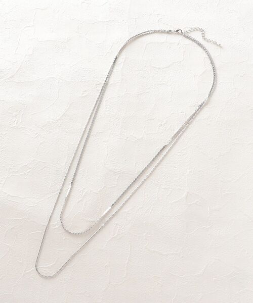SHOO・LA・RUE（シューラルー）の「◆華奢チェーン2連ネックレス（ネックレス・レディース・ゴールド/シルバー・00）」の2枚目の写真