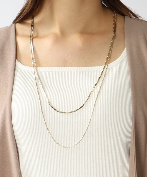 SHOO・LA・RUE（シューラルー）の「◆華奢チェーン2連ネックレス（ネックレス・レディース・ゴールド/シルバー・00）」の3枚目の写真