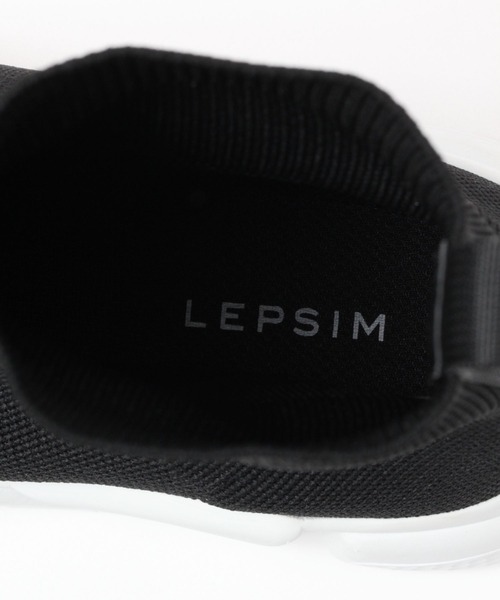 LEPSIM（レプシィム）の「ハイカットニットスニーカー　344208（スニーカー・レディース・ブラック/ブラウン・MEDIUM/LARGE）」の10枚目の写真