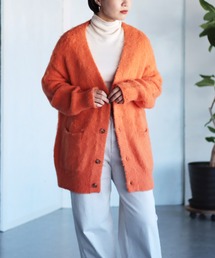 OWLEYE by domingo | [ OWLEYE by domingo / アウルアイ ] モヘアウール ミドルカーディガン(カーディガン/ボレロ)