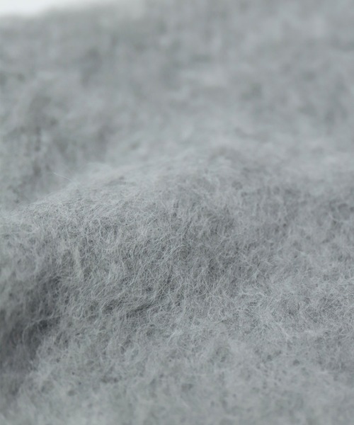 OWLEYE by domingo（アウルアイ バイドミンゴ）の「[ OWLEYE by domingo / アウルアイ ] モヘアウール ミドルカーディガン（カーディガン/ボレロ・レディース・ライトブルー/グレイッシュベージュ/ライトグレー/オレンジ・FREE）」の15枚目の写真