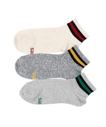 【Hanes/ヘインズ】メンズ【3足組】ショートレングスソックス撚り【ノンパイル】