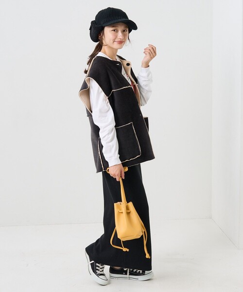 コーデュロイボアベスト　S FREAK'S STORE（フリークスストア）の「リバーシブル