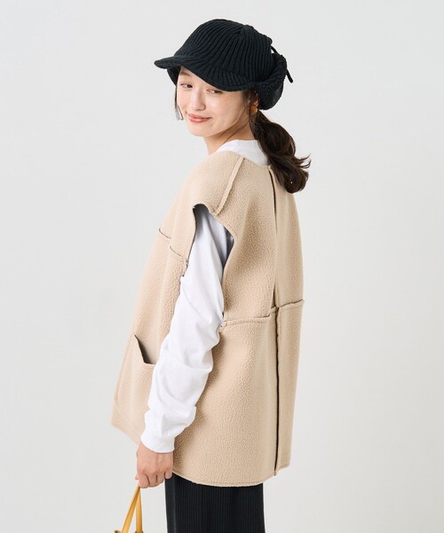 コーデュロイボアベスト　S FREAK'S STORE（フリークスストア）の「リバーシブル