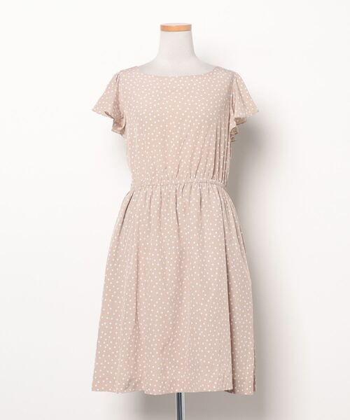 セール ブランド古着 ドット柄ノースリーブワンピース ワンピース Bon Mercerie ボンメルスリー のファッション通販 Zozoused