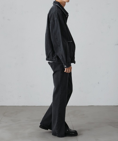 デニム　ショートブルゾン FREAK'S STORE/スタッズ 加工 デニムショートブルゾン｜Daytona Park