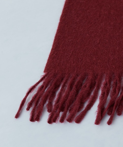 Lui's（ルイス）の「【THE INOUE BROTHERS/イノウエブラザーズ】Brushed Scarf / アルパカマフラー（マフラー・メンズ・チャコールグレー/ライトグレー/ブラック/ネイビー/ブラウン/グレー/カーキ/オレンジ/グリーン/キャメル/バーガンディー/キナリ・FREE）」の21枚目の写真