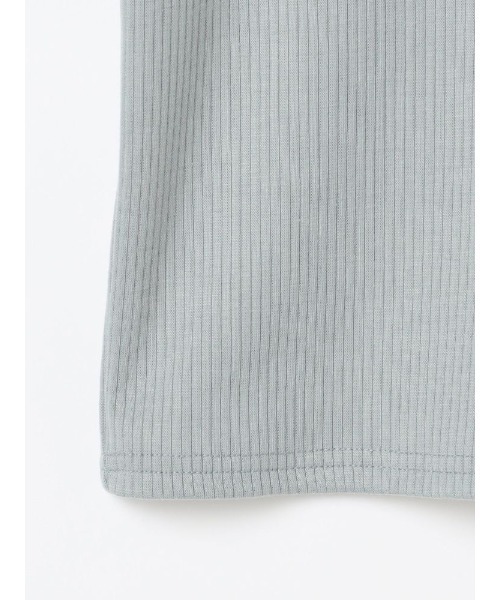 Perfect Suit FActory（パーフェクトスーツファクトリー）の「パワーネット付きテレコボートネック7分袖（ニット/セーター・レディース・サンドベージュ/ブルー/ホワイト・L/M/S）」の20枚目の写真