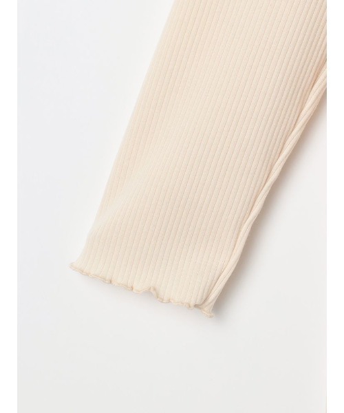 Perfect Suit FActory（パーフェクトスーツファクトリー）の「パワーネット付きテレコボートネック7分袖（ニット/セーター・レディース・サンドベージュ/ブルー/ホワイト・L/M/S）」の7枚目の写真