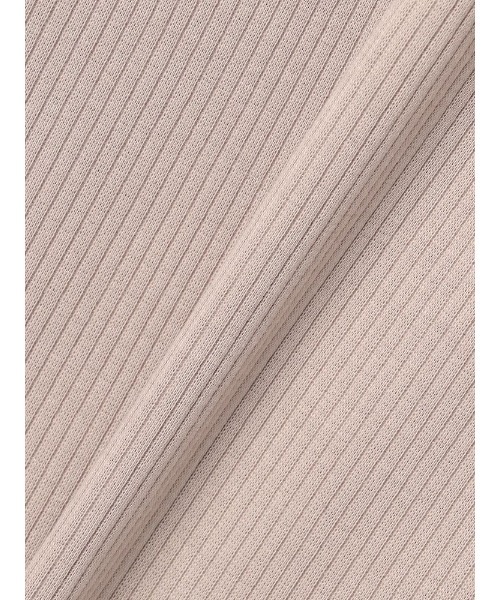 Perfect Suit FActory（パーフェクトスーツファクトリー）の「パワーネット付きテレコボートネック7分袖（ニット/セーター・レディース・サンドベージュ/ブルー/ホワイト・L/M/S）」の10枚目の写真