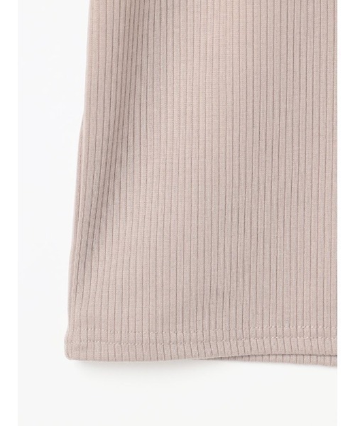 Perfect Suit FActory（パーフェクトスーツファクトリー）の「パワーネット付きテレコボートネック7分袖（ニット/セーター・レディース・サンドベージュ/ブルー/ホワイト・L/M/S）」の14枚目の写真