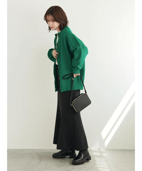 Green　Parks（グリーンパークス）の「かるい柄編みカーディガン（カーディガン/ボレロ・レディース・ブルー/ピンク/グリーン・FREE）」の5枚目の写真