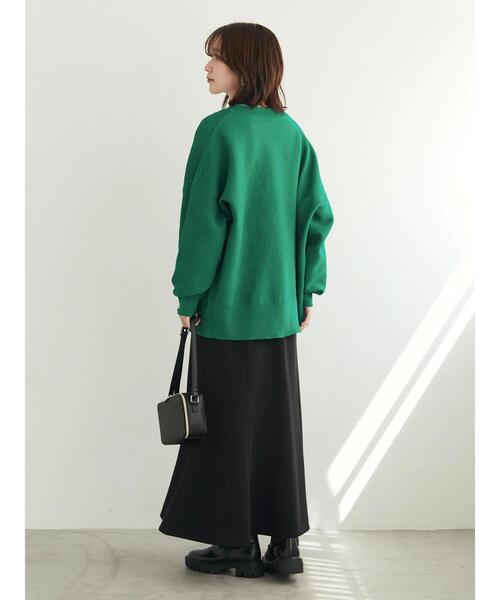 Green　Parks（グリーンパークス）の「かるい柄編みカーディガン（カーディガン/ボレロ・レディース・ブルー/ピンク/グリーン・FREE）」の6枚目の写真