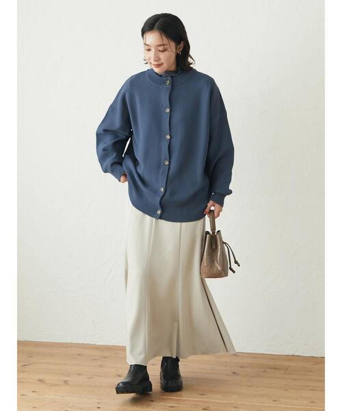 Green　Parks（グリーンパークス）の「かるい柄編みカーディガン（カーディガン/ボレロ・レディース・ブルー/ピンク/グリーン・FREE）」の12枚目の写真