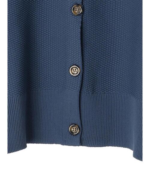 Green　Parks（グリーンパークス）の「かるい柄編みカーディガン（カーディガン/ボレロ・レディース・ブルー/ピンク/グリーン・FREE）」の22枚目の写真