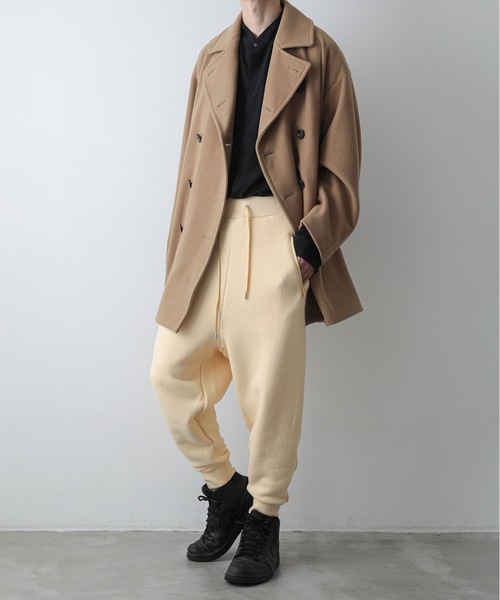 ato（アトウ）の「TAPERED SWEAT PANTS B（スウェットパンツ・メンズ・ブラック/ライトグリーン/ライトイエロー・44/46/48）」の17枚目の写真