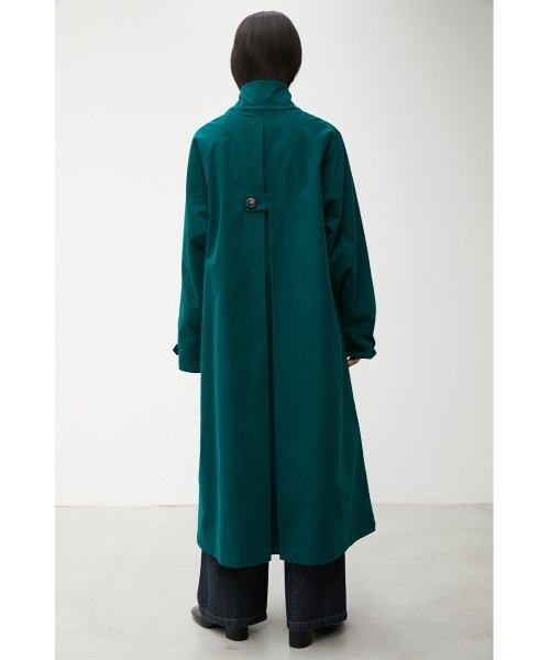 AZUL by moussy（アズールバイマウジー）の「STAND COLLAR TRENCH COAT Ⅱ/スタンドカラートレンチコートⅡ（トレンチコート・レディース・ダークグリーン/ブラック/ベージュ・SMALL/MEDIUM）」の9枚目の写真